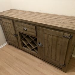  Bar Cabinet Buffet Wine Rack