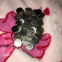 $9.80 In Dimes. Some Rare