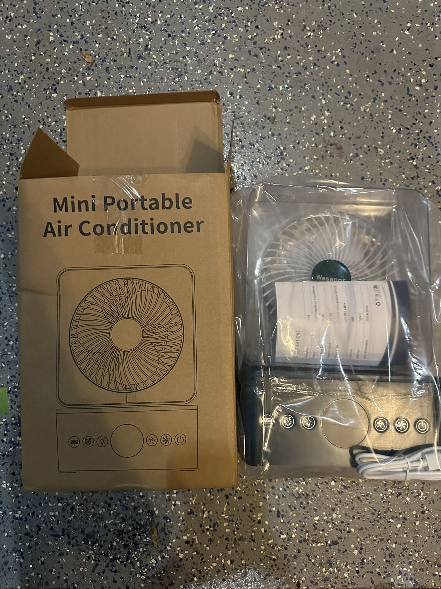 Mini Portable Air Conditioner Fan