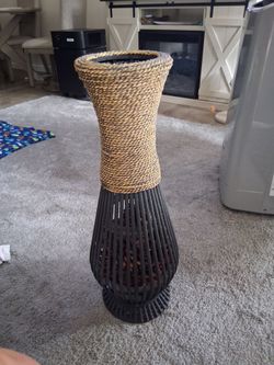 Wicker vase