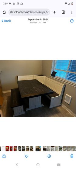 Farm style dinning table