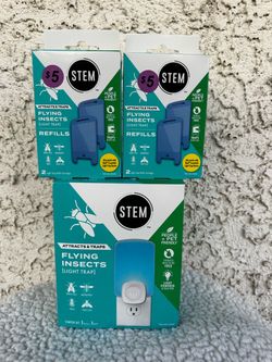 STEM Flying Insect Light Trap Starter Kit + 2 Refill Packs