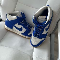 Nike Dunks Blue High 11.5 Like New Worn Only Twice
