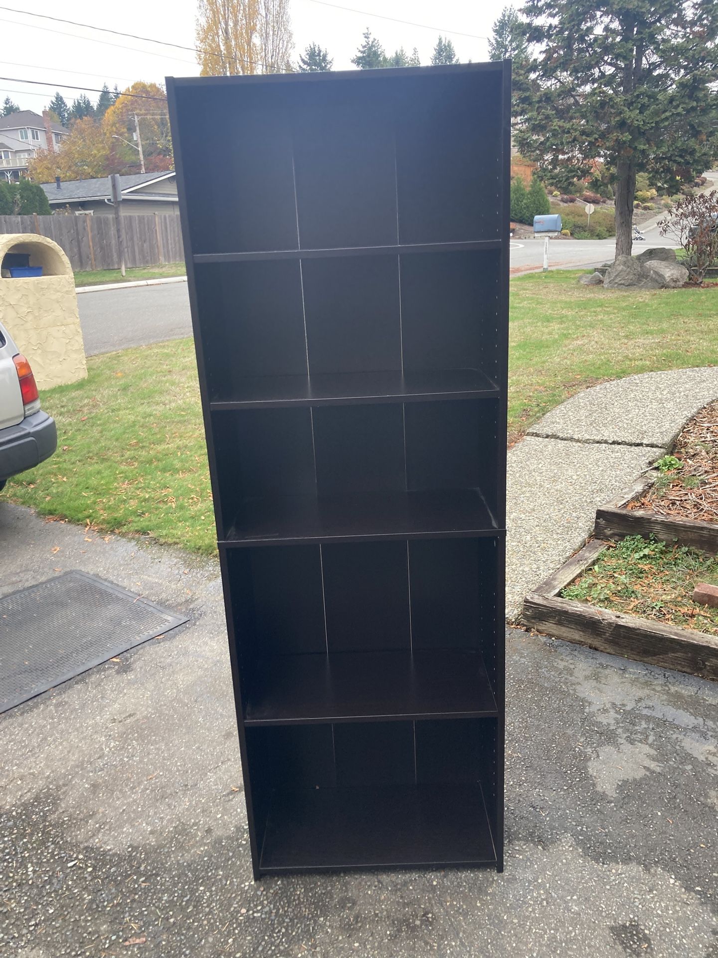 IKEA Billy Bookcase, Black, 4 Shelves, Delivery