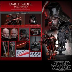 Hot Toys DX45 Darth Vader Battle Damaged (Deluxe Version) Star Wars 1/6 Figure