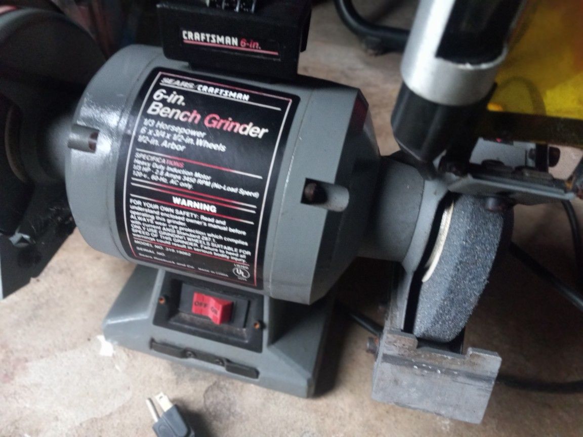 Bench Grinder 6" Crasfman