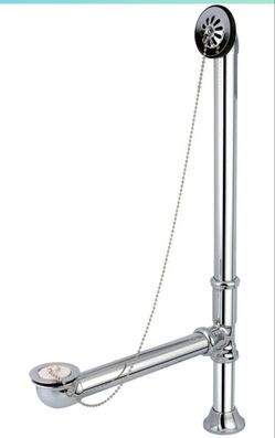 (New in Box)
Kingston Brass CC2091 Brass Claw Foot Bath Drain, 27-Inch,Polished Chrome /2-PF-2555