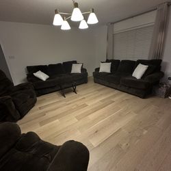 Two Sofa And Two  Recliner Chairs 