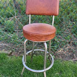 1 Vintage diner-style bar stool