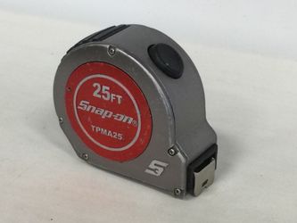 Snap On 25ft Tape Measure, Aluminum Case, TPMA25  B818364-S1