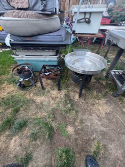 stainless steel comal griddle set with extra burners all for $80