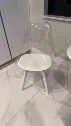 Set of 4 modern dining chairs