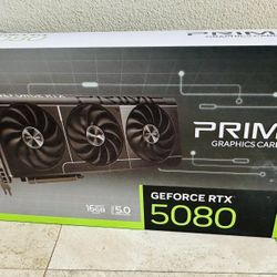 New / Sealed ASUS Prime 5080 Graphics Card