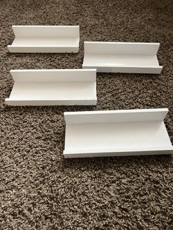 4- 10 Inch Floating Shelves 