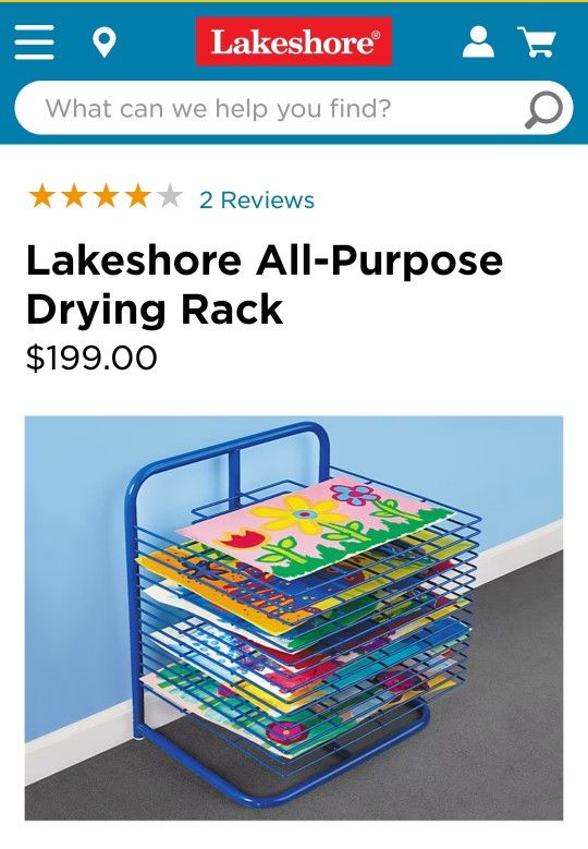 Brand New Lakeshore Drying Rack