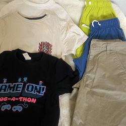Boys Clothes Size 6-7   15 Shirts And 4 Shorts All X$15