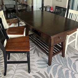 Bar Height Table And Chairs