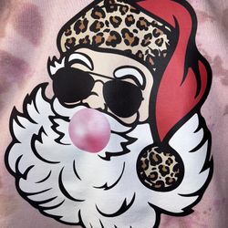 Santa Leopard Sweatshirt 