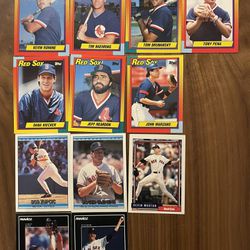 80s-90s Boston Red Sox Baseball cards