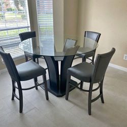 New Dining Set Gray Financing Available $54 Down payment 