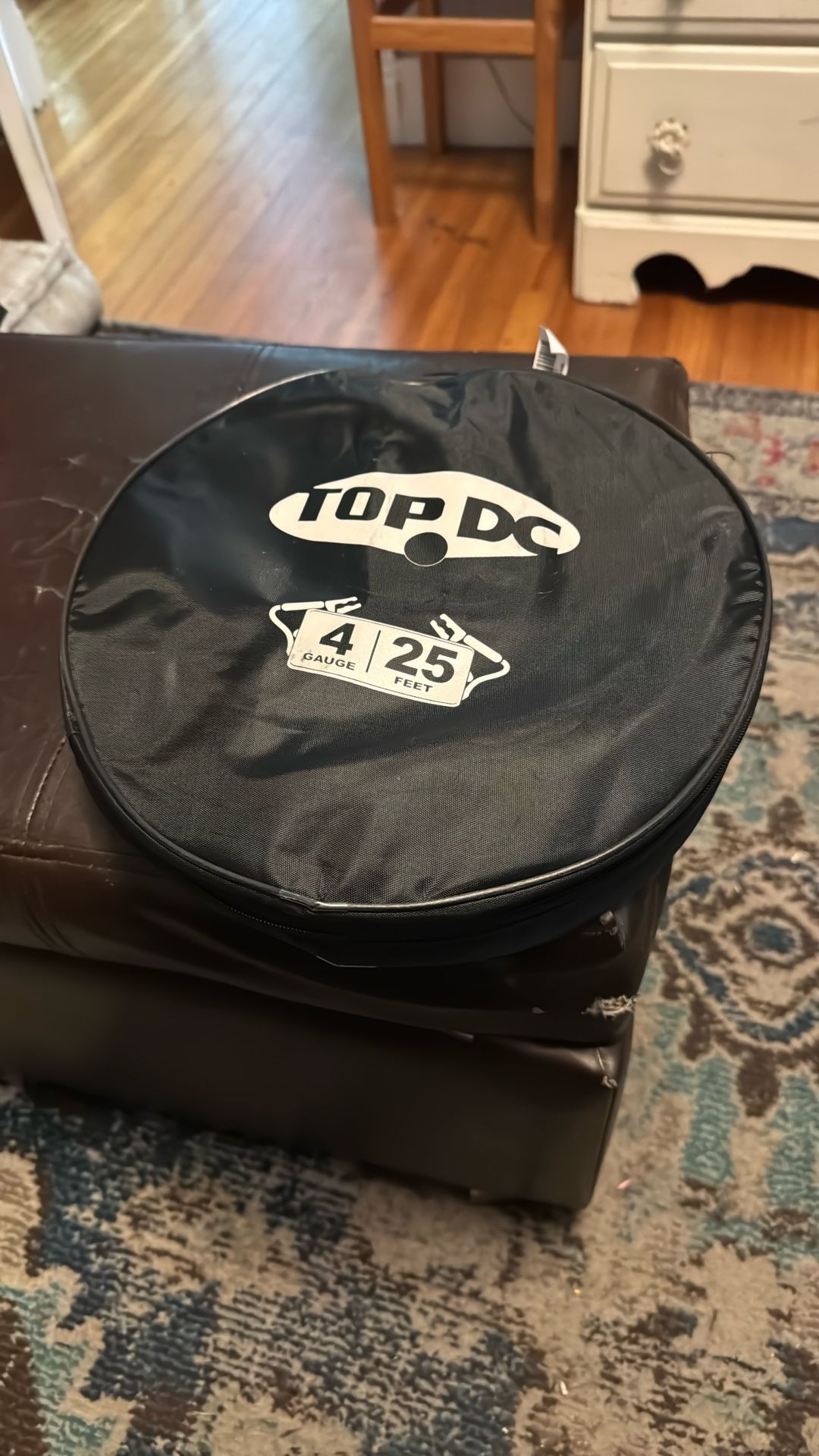 Top DC 25 Ft 4 Gauge Jumper Cables USED