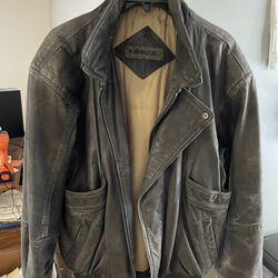 Mens Lg Leather Jacket 