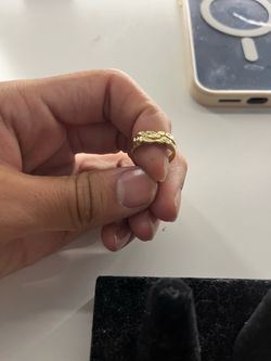 10k gold nugget ring