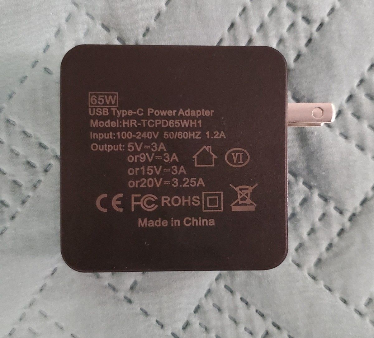 65W USB Type-C Laptop Power Adapter for Asus Chromebook ZenBook Flip MacBook, Dell XPS, Thinkpad, Pixel 3/XL, Galaxy S10, LG, Nintendo Ig