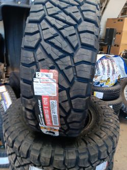 New set of tires 35 1250 17 NITTO RIDGE GRAPPLER