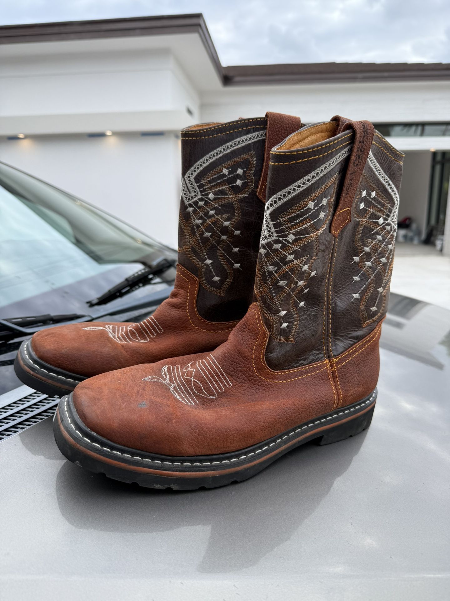 Leather Work Boots 