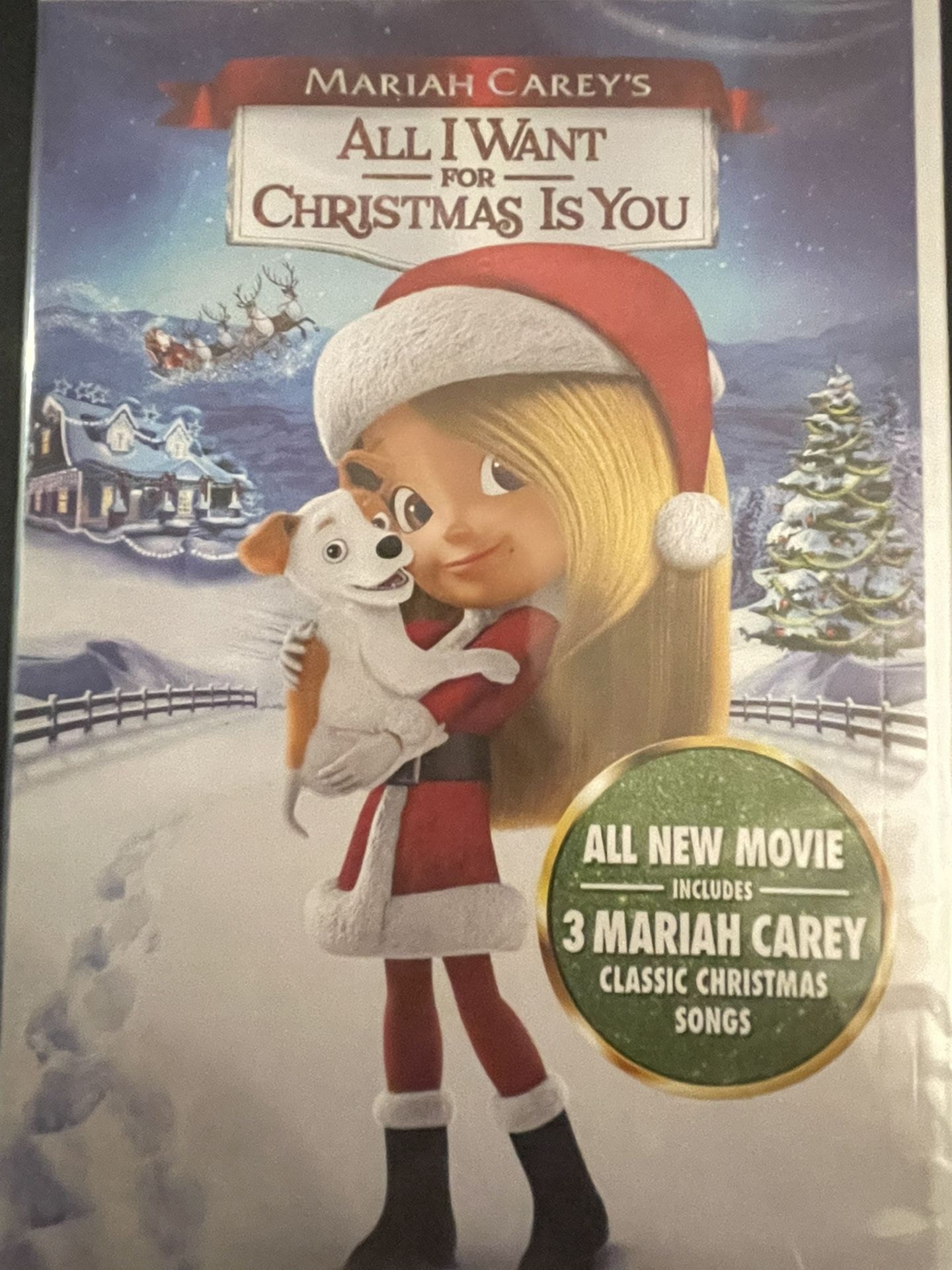 ALL I WANT For CHRISTMAS IS YOU (DVD-2017) NEW! Mariah Carey!