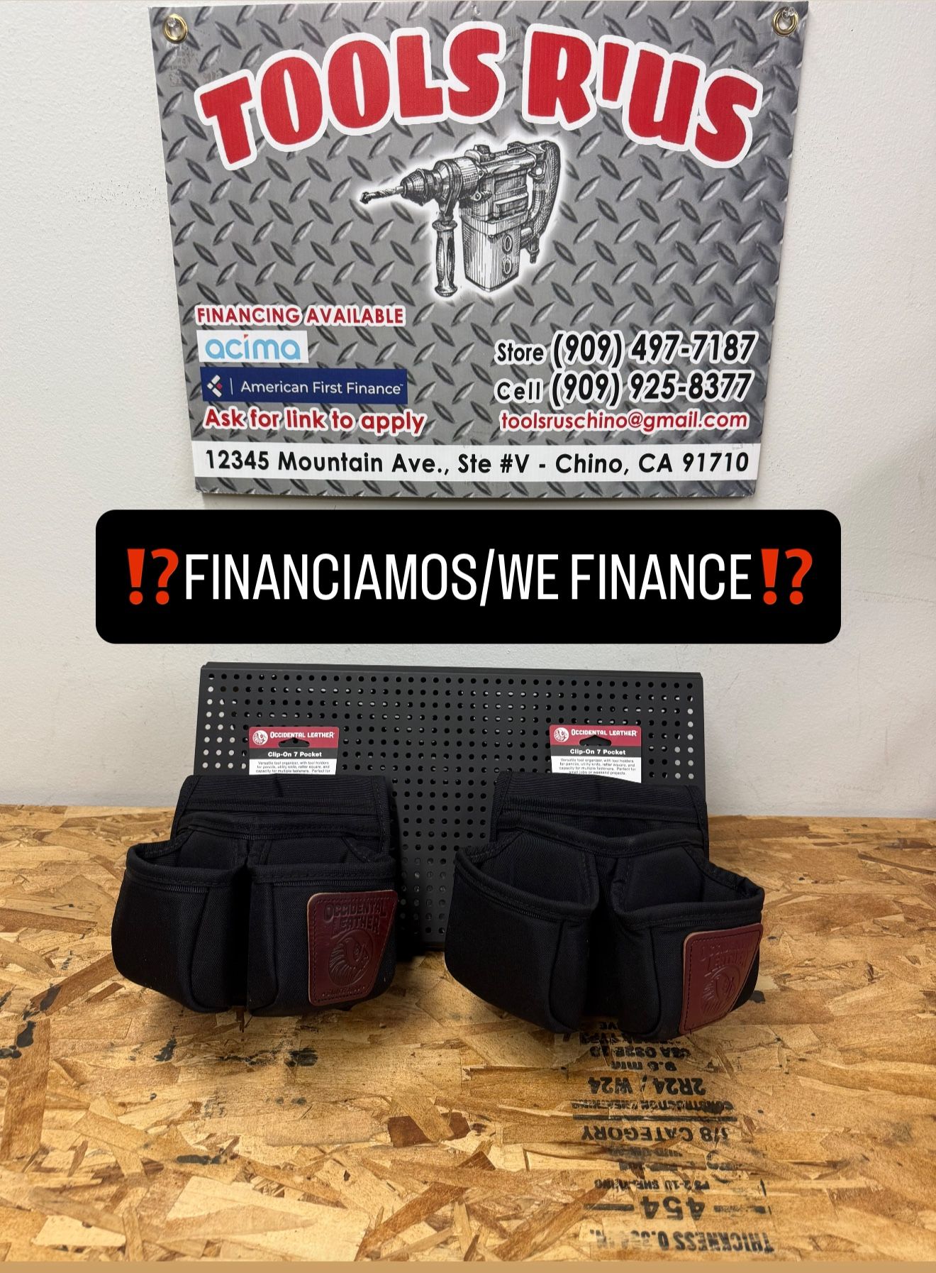 9504 OCCIDENTAL LEATHER Clip On 7 Pocket(EACH)**(FINANCIAMOS/WE FINANCE)**