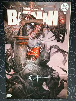 Absolute Batman #16 Acrylic Sig Dan Quintana