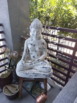 Antique White Buddha