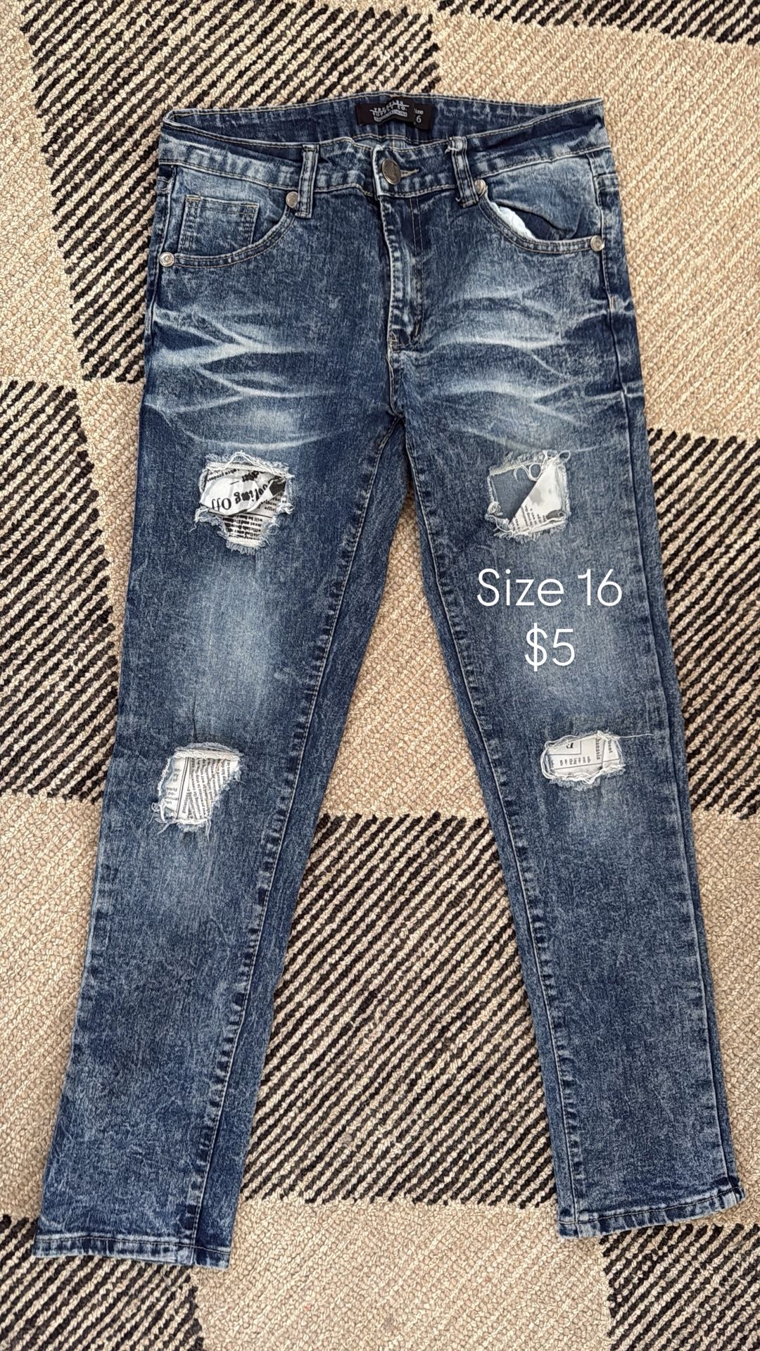 Size 16 Boy Jeans