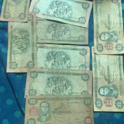 10 -2 Dollars Jamaica Currency 