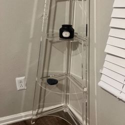 Acrylic Corner Shelf 