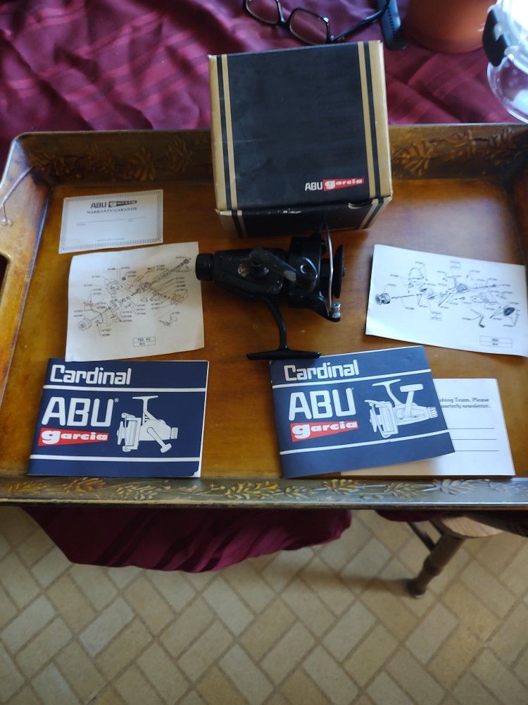 Cardinal Fishing Reel 753 Box And All Paperwork