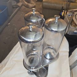 Commercial Triple Dry Food Dispensers – 6 Complete Units Available