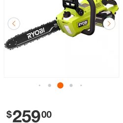 Chainsaw Ryoby 4.0 Batería Y. Cargador