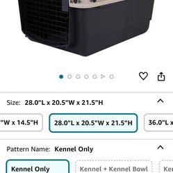 Plastic Dog Crate For Medium Dog 20-50 Lbs