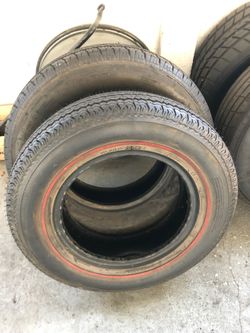 Brand new red line 185r 15 e-type xke tire