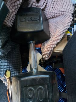 90lb dumbell set