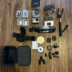 GoPro Hero 3+ Cameras With Extras 