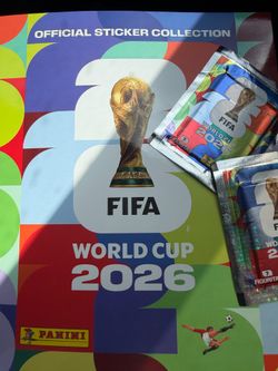 2026 Panini Soccer FIFA World Cup Sticker Official Album + 5 Sticker Packs