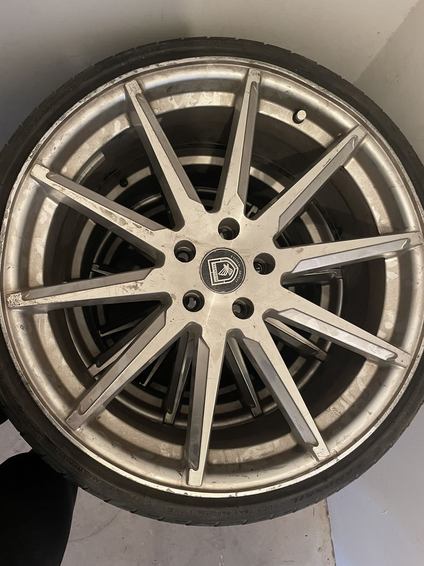 Wheels, Staggered 20 Inch Rims, Low profile, Pattern 5x114.3(5.45)