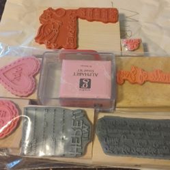 NEW BABY Mounted RUBBER STAMP LOT NEW