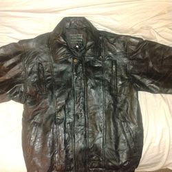 Italian Stone Genuine Leather Jacket