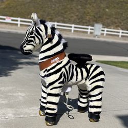 PonyCycle Ride On Zebra 