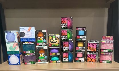 Nee Doh & Speks Stress Ball Toy Lot